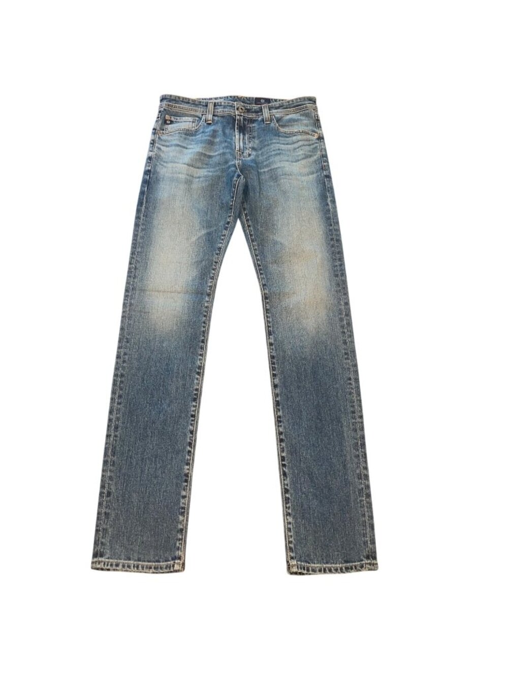 AG Stockton Skinny Jean Mens 32x32 Stretch Distressed Medium Wash Casual 1202LED
